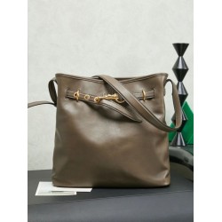Borsa a secchiello a tracolla Miu Miu Aventure nappa 5BE101 Radica