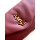 Replica di lusso Borse a tracolla media YSL Saint Laurent Calypso Marrone Imitazioni Cloni Borse Replica a tracolla media YSL Saint Laurent Calypso Marrone firmate
