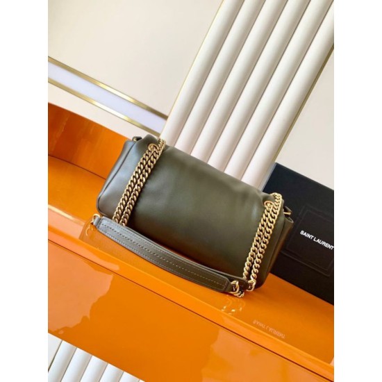 Replica di lusso Imitazioni borse griffate a tracolla media YSL Saint Laurent Calypso muschio Imitazioni Cloni Imitazioni borse griffate a tracolla media YSL Saint Laurent Calypso muschio firmate