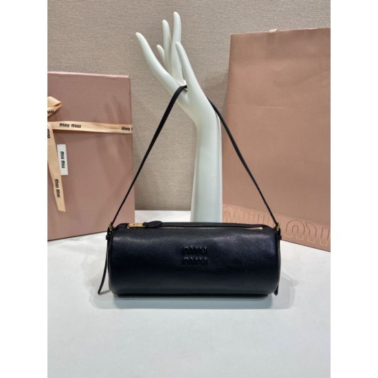 Cloni Pochette compatta in nappa Miu Miu 5NE851 Nero firmate