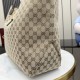 Replica di lusso Borsa tote grande Gucci Jackie 867014 Marrone Imitazioni Cloni Borsa tote grande Gucci Jackie 867014 Marrone firmate