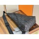 Replica di lusso Borsa a tracolla Dior Trek con cerniera Dior Oblique nylon nero Imitazioni Cloni Borsa a tracolla Dior Trek con cerniera Dior Oblique nylon nero firmate