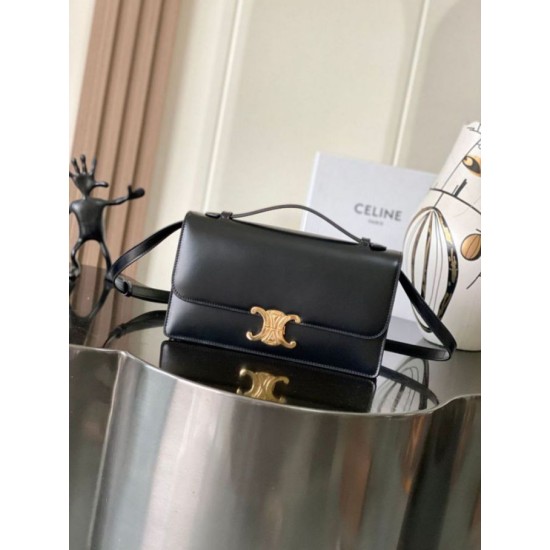 Replica di lusso Borse Celine Medium Triomphe Folio Marrone Imitazioni Cloni Borse Celine Medium Triomphe Folio Marrone firmate