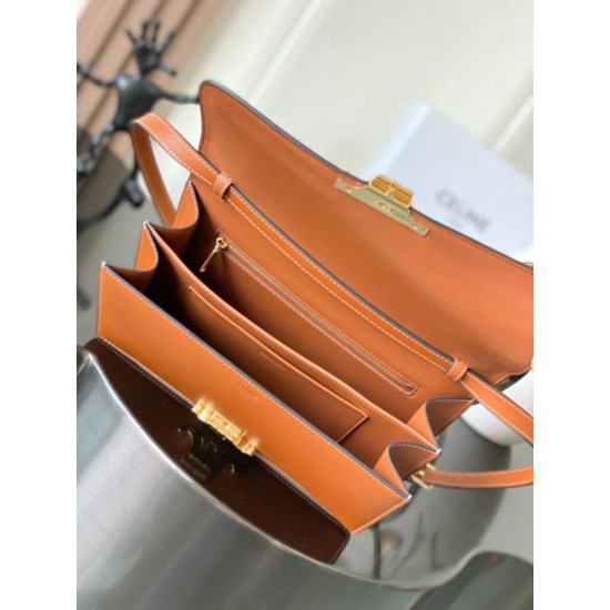 Replica di lusso Borse Celine Medium Triomphe Folio nera Imitazioni Cloni Borse Celine Medium Triomphe Folio nera firmate