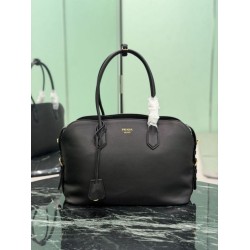 Borsa tote grande Prada 1BG600 Nera