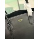Replica di lusso Borsa tote grande Prada 1BG600 Nera Imitazioni Cloni Borsa tote grande Prada 1BG600 Nera firmate