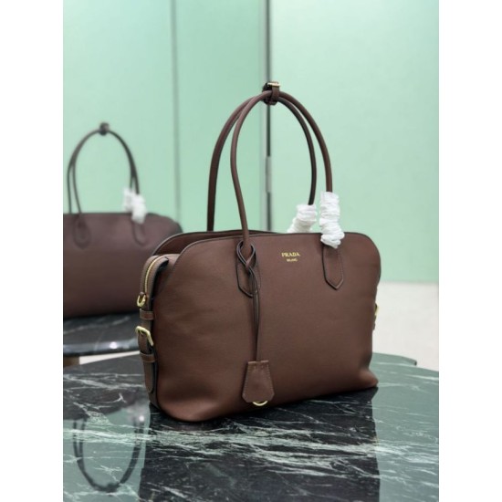 Replica di lusso Borse Alta Qualità tote grande Prada 1BG600 Marrone Imitazioni Cloni Borse Replica Alta Qualità tote grande Prada 1BG600 Marrone firmate