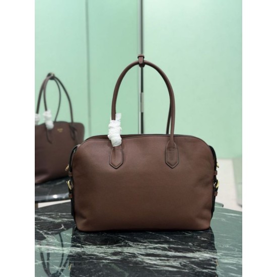Replica di lusso Borse Alta Qualità tote grande Prada 1BG600 Marrone Imitazioni Cloni Borse Replica Alta Qualità tote grande Prada 1BG600 Marrone firmate