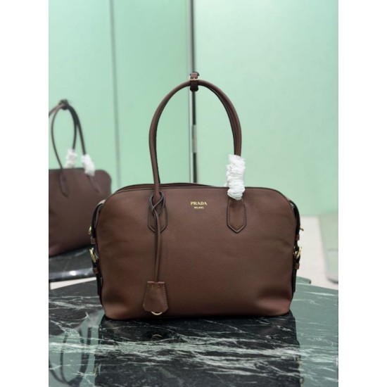 Replica di lusso Borse Alta Qualità tote grande Prada 1BG600 Marrone Imitazioni Cloni Borse Replica Alta Qualità tote grande Prada 1BG600 Marrone firmate