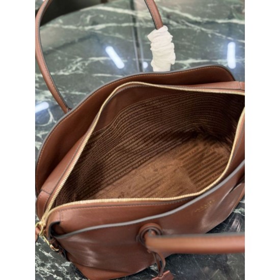 Replica di lusso Borse Alta Qualità tote grande Prada 1BG600 Marrone Imitazioni Cloni Borse Replica Alta Qualità tote grande Prada 1BG600 Marrone firmate