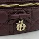 Replica di lusso Beauty case Dior Lady Dior Micro Bordeaux Imitazioni Cloni Beauty case Dior Lady Dior Micro Bordeaux firmate