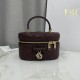 Replica di lusso Beauty case Dior Lady Dior Micro Bordeaux Imitazioni Cloni Beauty case Dior Lady Dior Micro Bordeaux firmate