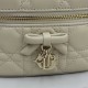 Replica di lusso Beauty case Dior Lady Dior Micro Albicocca Imitazioni Cloni Beauty case Dior Lady Dior Micro Albicocca firmate