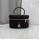 Replica di lusso Beauty case Dior Lady Dior Micro Nero Imitazioni Cloni Beauty case Dior Lady Dior Micro Nero firmate