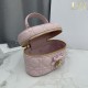 Replica di lusso Beauty case Dior Lady Dior Micro Rosa Imitazioni Cloni Beauty case Dior Lady Dior Micro Rosa firmate