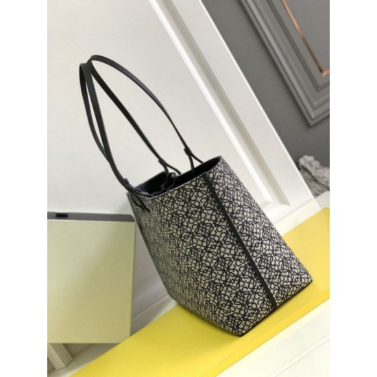 Replica di lusso Borsa tote di lusso Loewe East West in jacquard anagramma Imitazioni Cloni Borsa tote di lusso Loewe East West in jacquard anagramma firmate
