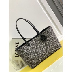 Borsa tote Loewe East West in jacquard anagramma