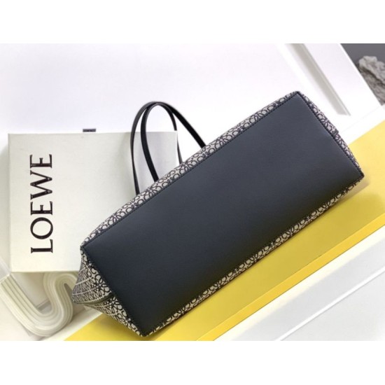 Replica di lusso Borsa tote di lusso Loewe East West in jacquard anagramma Imitazioni Cloni Borsa tote di lusso Loewe East West in jacquard anagramma firmate