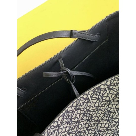 Replica di lusso Borsa tote di lusso Loewe East West in jacquard anagramma Imitazioni Cloni Borsa tote di lusso Loewe East West in jacquard anagramma firmate