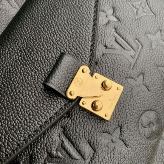 Replica di lusso Borsa Louis Vuitton Hobo Metis M27189 Nera Imitazioni Cloni Borsa Louis Vuitton Hobo Metis M27189 Nera firmate