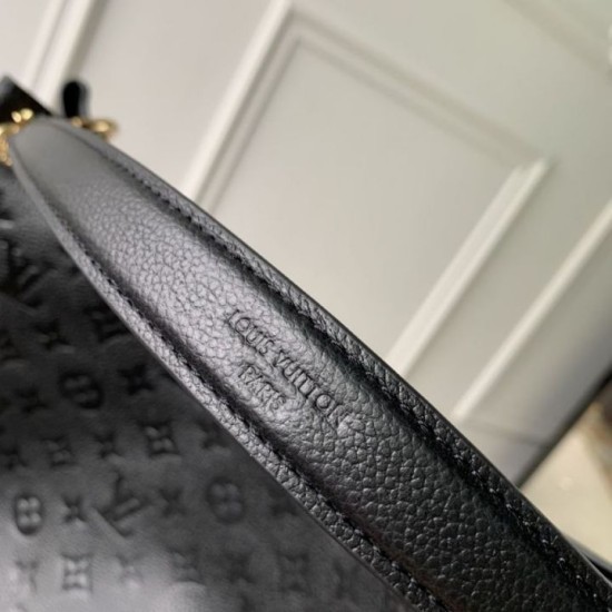 Replica di lusso Borsa Louis Vuitton Hobo Metis M27189 Nera Imitazioni Cloni Borsa Louis Vuitton Hobo Metis M27189 Nera firmate