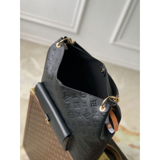 Replica di lusso Borsa Louis Vuitton Hobo Metis M27189 Nera Imitazioni Cloni Borsa Louis Vuitton Hobo Metis M27189 Nera firmate