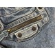 Replica di lusso Borse Firmate Balenciaga Le City denim lavato Blu Imitazioni Cloni Borse Firmate Replica Balenciaga Le City denim lavato Blu firmate