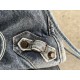 Replica di lusso Borse Firmate Balenciaga Le City denim lavato Blu Imitazioni Cloni Borse Firmate Replica Balenciaga Le City denim lavato Blu firmate