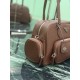 Replica di lusso Borsa Prada media con manico superiore marrone Imitazioni Cloni Borsa Prada media con manico superiore marrone firmate