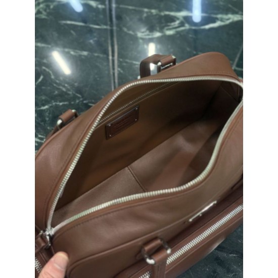 Replica di lusso Borsa Prada media con manico superiore marrone Imitazioni Cloni Borsa Prada media con manico superiore marrone firmate