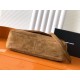Replica di lusso Borsa a tracolla grande YSL Saint Laurent Calypso scamosciata marrone Imitazioni Cloni Borsa a tracolla grande YSL Saint Laurent Calypso scamosciata marrone firmate