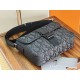 Replica di lusso Borsa a tracolla da uomo Dior Oblique Jacquard nera Imitazioni Replica Perfetta Borsa a tracolla da uomo Dior Oblique Jacquard nera firmate