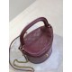 Replica di lusso Borse a secchiello Gaby di YSL Saint Laurent bordeaux Imitazioni Cloni Borse a secchiello Gaby di YSL Saint Laurent bordeaux firmate