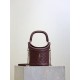 Replica di lusso Borse a secchiello Gaby di YSL Saint Laurent bordeaux Imitazioni Cloni Borse a secchiello Gaby di YSL Saint Laurent bordeaux firmate