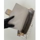 Replica di lusso Borse a tracolla classica Fendi Baguette FF ricamato grigio Imitazioni Cloni Borse Replica a tracolla classica Fendi Baguette FF ricamato grigio firmate