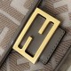 Replica di lusso Borse Imitazioni a tracolla classica Fendi Baguette FF ricamato marrone Imitazioni Cloni Borse Imitazioni a tracolla classica Fendi Baguette FF ricamato marrone firmate