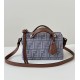 Replica di lusso Borse Fendi Denim Vitello Grace FF Mini By The Way Boston Blu Imitazioni Cloni Borse Replica Fendi Denim Vitello Grace FF Mini By The Way Boston Blu firmate