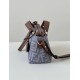 Replica di lusso Borse Fendi Denim Vitello Grace FF Mini By The Way Boston Blu Imitazioni Cloni Borse Replica Fendi Denim Vitello Grace FF Mini By The Way Boston Blu firmate