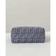 Replica di lusso Borse Fendi Denim Vitello Grace FF Mini By The Way Boston Blu Imitazioni Cloni Borse Replica Fendi Denim Vitello Grace FF Mini By The Way Boston Blu firmate