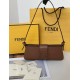 Replica di lusso Borsa Fendi Baby B marrone Imitazioni Cloni Borsa Fendi Baby B marrone firmate