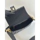 Cloni Borsa Fendi Baguette tessuto jacquard FF effetto denim blu firmate
