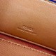 Replica di lusso Borse Firmate Fendi Baguette con manico superiore e logo FF impresso marrone Imitazioni Cloni Borse Firmate Replica Fendi Baguette con manico superiore e logo FF impresso marrone firmate