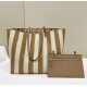 Replica di lusso Borsa tote reversibile grande Fendi Roll Albicocca Imitazioni Cloni Borsa tote reversibile grande Fendi Roll Albicocca firmate