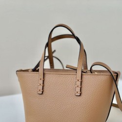 Replica di lusso Borse tote Fendi Roll Mini Selleria Marrone Imitazioni Replica Borse tote Fendi Roll Mini Selleria Marrone firmate