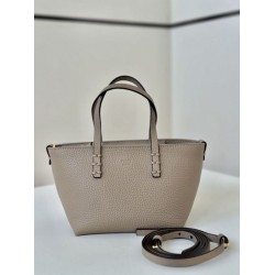 Borse tote Fendi Roll Mini Selleria Grigia
