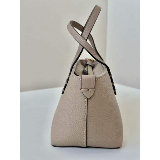 Replica di lusso Borse tote Fendi Roll Mini Selleria Grigia Imitazioni Cloni Borse Replica tote Fendi Roll Mini Selleria Grigia firmate
