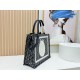 Replica di lusso Borsa da uomo Dior Book Tote Piccola/Media/Grande con ricamo obliquo e tracolla Nero Imitazioni Cloni Borsa da uomo Dior Book Tote Piccola/Media/Grande con ricamo obliquo e tracolla Nero firmate