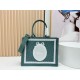 Replica di lusso Borsa da uomo Dior Book Tote Piccola/Media/Grande con ricamo obliquo e tracolla Verde Imitazioni Cloni Borsa da uomo Dior Book Tote Piccola/Media/Grande con ricamo obliquo e tracolla Verde firmate