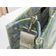 Replica di lusso Borsa 1:1 Dior Book Tote piccola/media/grande con motivo mughetto Verde Imitazioni Cloni Borsa Replica Dior Book Tote piccola/media/grande con motivo mughetto Verde firmate
