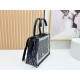 Replica di lusso Borse tote Dior Book con ricami e cornice in pizzo bianco Nero Imitazioni Cloni Borse Replica tote Dior Book con ricami e cornice in pizzo bianco Nero firmate